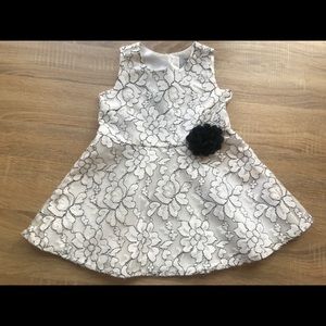 ADORABLE white and black dress